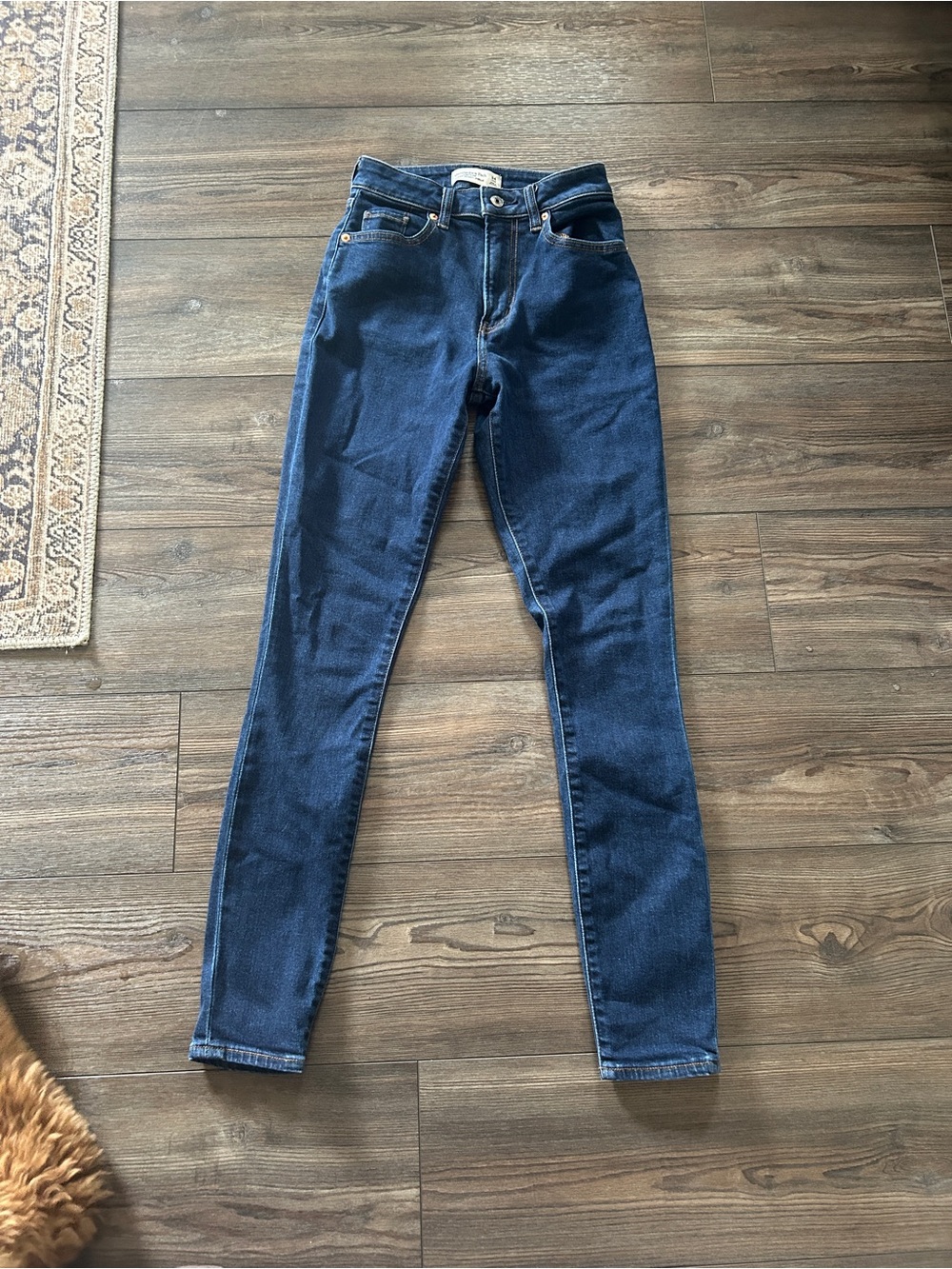 Abercrombie & Fitch Dark Blue Skinny Jeans